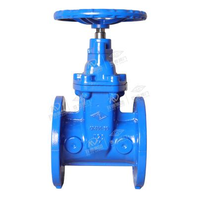 Flange concealed stem soft seal gate valve