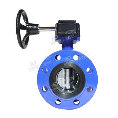 Center line flange soft seal butterfly valve