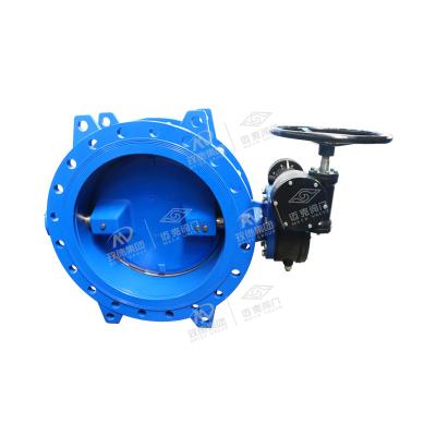 Double eccentric flange soft seal butterfly valve