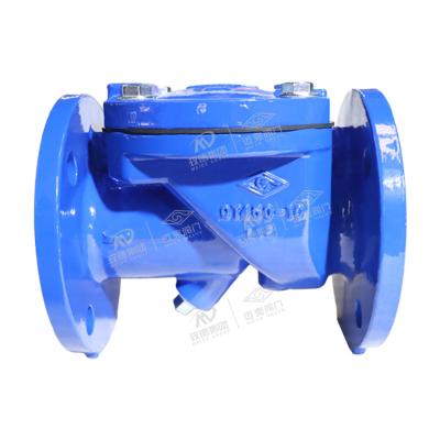 Rubber flap swing check valve