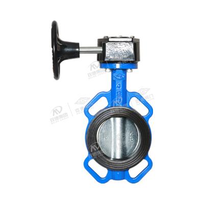 Center line clamped soft seal butterfly valve