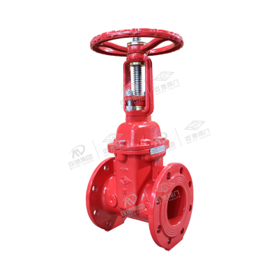 Flange rising stem soft seal gate valve