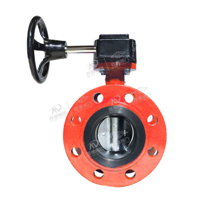 Center line flange soft seal butterfly valve