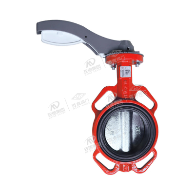 Center line clamped soft seal butterfly valve