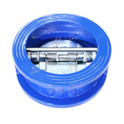 Wafer butterfly check valve