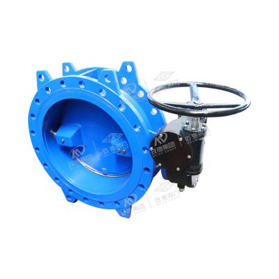 Double eccentric flange soft seal butterfly valve