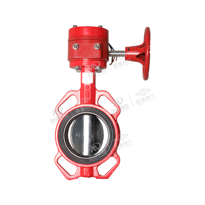 Center line clamped soft seal butterfly valve