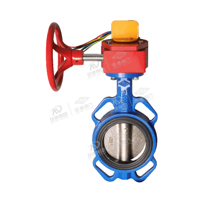 Center line clamped soft seal butterfly valve