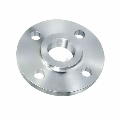 Threaded steel pipe flange