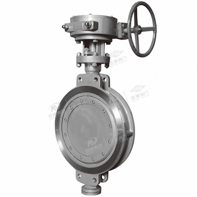 National standard clamp-on multi-level hard-sealed butterfly valve