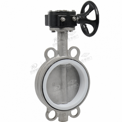 Clamp-on soft-seal butterfly valve