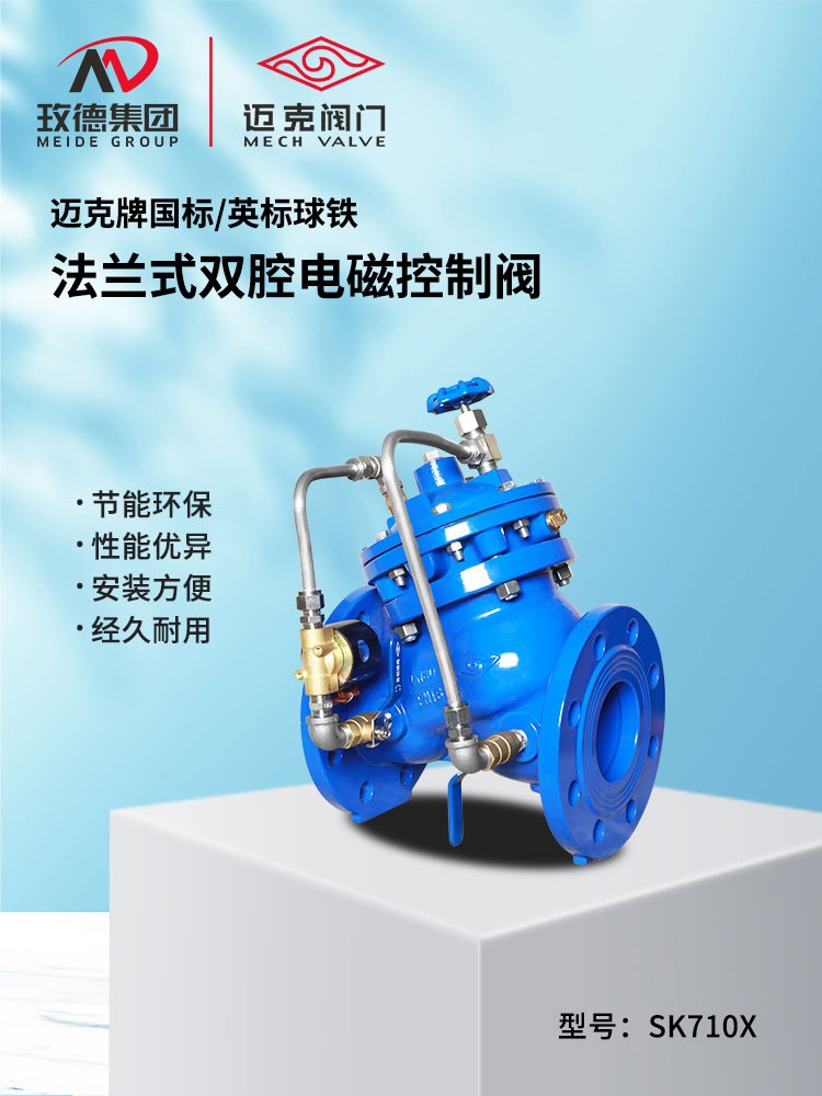 Flange type double chamber solenoid control valve Flange type double chamber solenoid control valve