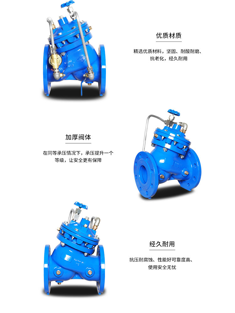 Flange type double chamber solenoid control valve Flange type double chamber solenoid control valve