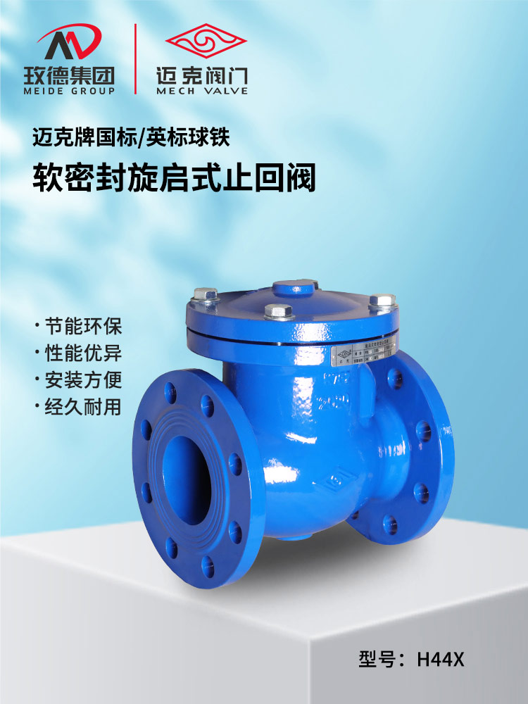 Soft seal swing check valve