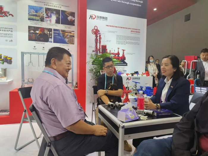 Gathering at the Canton Fair again, Meide Group brings products in multiple fields to share with customers and create a win-win situation