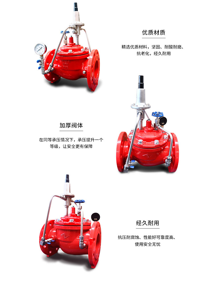 Flange type single chamber pressure relief and pressure maintaining valve Flange type single chamber pressure relief and pressure maintaining valve
