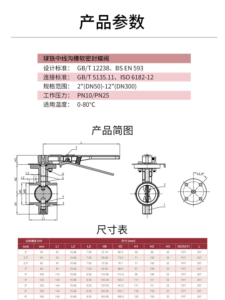 Center line groove soft seal butterfly valve