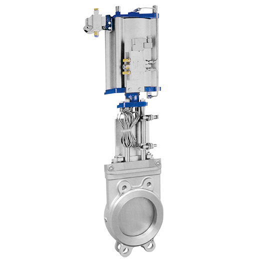 Pneumatic knife gate valve Pneumatic knife gate valve